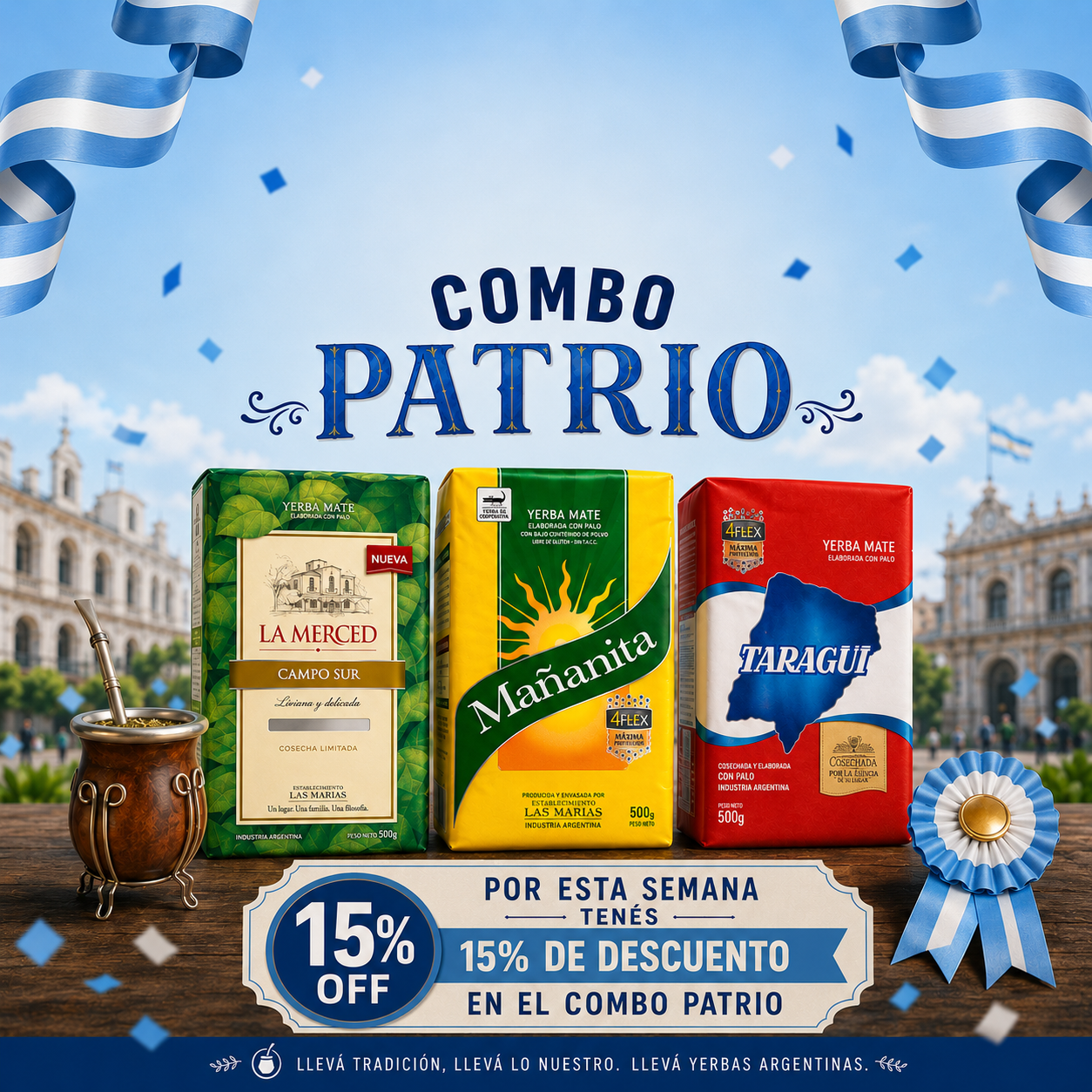 Combo Patrio 15%OFF